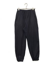 COMOLI（コモリ）の古着「COTTON SILK JERSEY PANTS」｜ネイビー