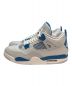 NIKE (ナイキ) AIR JORDAN 4 RETRO グレー×ブルー サイズ:28.5cm：15000円