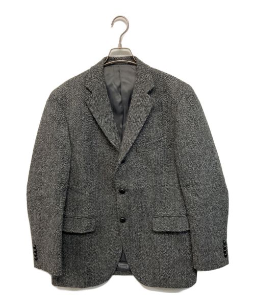 TEIJIN（テイジン）TEIJIN (テイジン) Harris Tweed (ハリスツイード) ヘリンボーン3Bジャケット グレー サイズ:50の古着・服飾アイテム