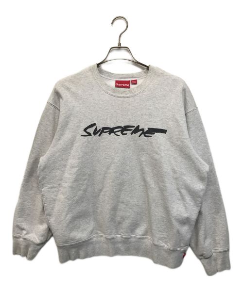 SUPREME（シュプリーム）Supreme (シュプリーム) Futura Logo Crewneck スウェット グレー サイズ:Mの古着・服飾アイテム