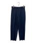 MARKAWARE（マーカウェア）の古着「FLAT FRONT TROUSERS SUPER120s WOOL TROPICAL」｜ネイビー