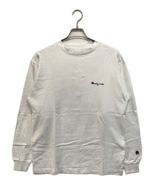 READYMADE（レディメイド）READYMADE (レディメイド) L/S T-SHIRT ホワイト サイズ:Lの古着・服飾アイテム