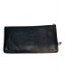 CALEE (キャリー) SILVER STAR CONCHO LEATHER LONG WALLET ブラック：25000円