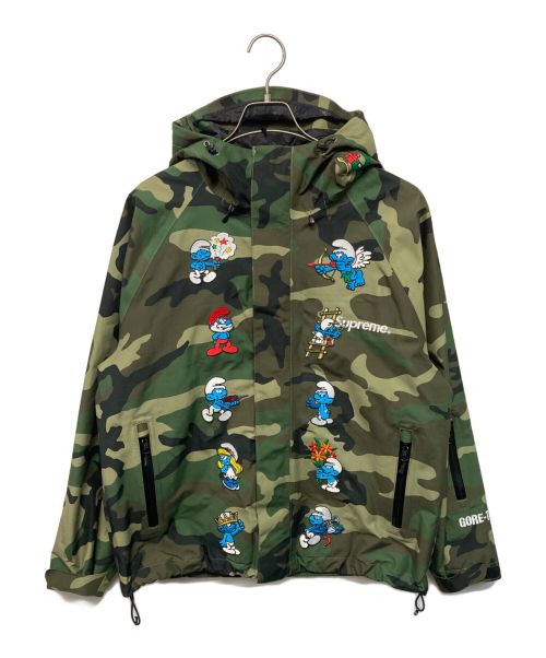 SUPREME（シュプリーム）Supreme (シュプリーム) SMURFS (スマーフ) GORE-TEX Shell Jacket カーキ サイズ:Sの古着・服飾アイテム