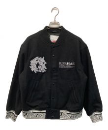 SUPREME（シュプリーム）の古着「Support Unit Varsity Jacket」｜ブラック