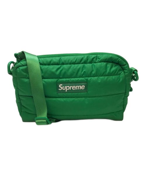 SUPREME（シュプリーム）Supreme (シュプリーム) Puffer Side Bag グリーンの古着・服飾アイテム