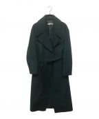 RANDEBOOランデブー）の古着「Basic wool long coat」｜グリーン