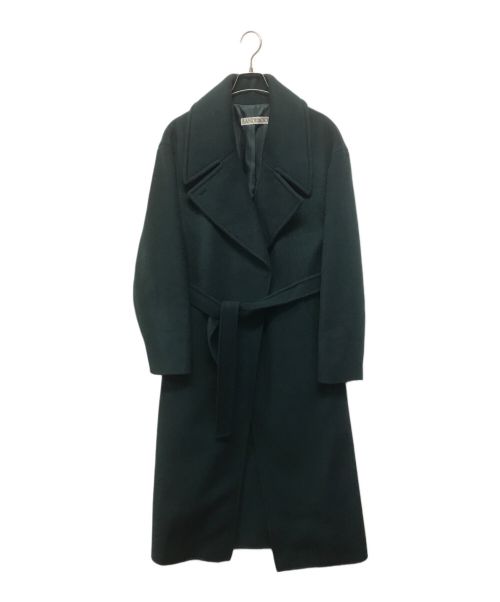 RANDEBOO（ランデブー）RANDEBOO (ランデブー) Basic wool long coat グリーンの古着・服飾アイテム