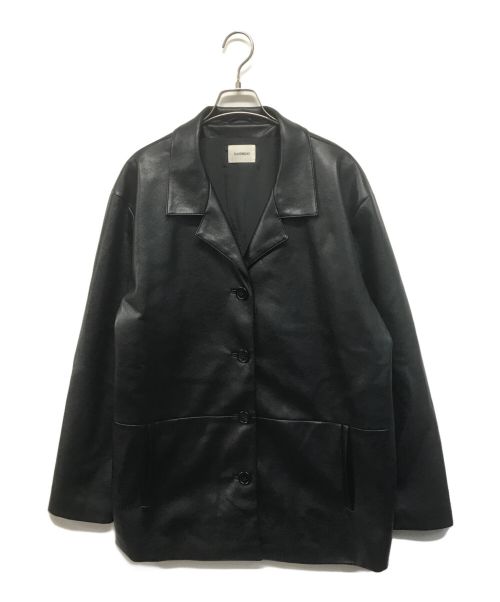 RANDEBOO（ランデブー）RANDEBOO (ランデブー) Vegan leather jacket ブラック サイズ:Freeの古着・服飾アイテム