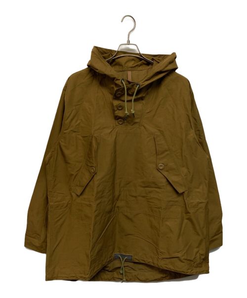 NIGEL CABOURN（ナイジェルケーボン）NIGEL CABOURN (ナイジェルケーボン) USスモックフーディ ブラウン サイズ:不明(下記参照)の古着・服飾アイテム