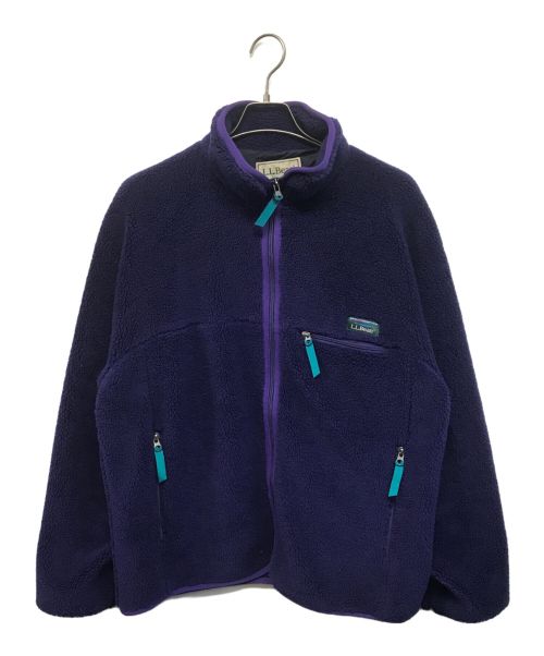 L.L.Bean（エルエルビーン）L.L.Bean (エルエルビーン) Topsham Boa Fleece Jacket パープル サイズ:Lの古着・服飾アイテム