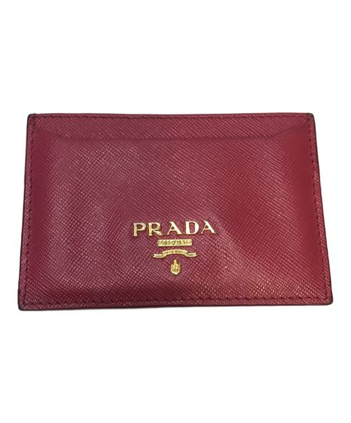 PRADA（プラダ）PRADA (プラダ) カードケース ピンクの古着・服飾アイテム