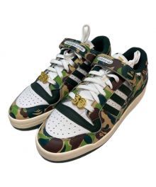 adidas×A BATHING APE（アディダス×アベイシングエイプ）の古着「Forum Low 84」｜カーキ×ホワイト