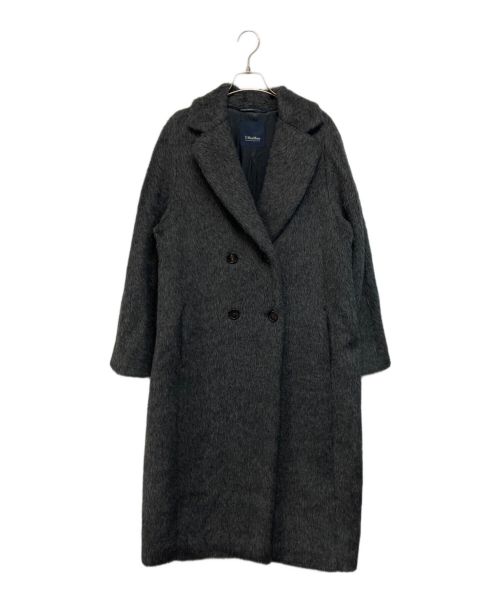 'S Max Mara（エスマックスマーラ）'S Max Mara (エスマックスマーラ) アルパカシャギーロングコート グレー サイズ:SIZE 38の古着・服飾アイテム