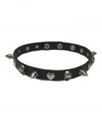 MOMENTEL JEWELRYモーメンタルジュエリー）の古着「SKULL HEARTSTUD CHOKER」