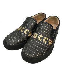 GUCCI×SEGA（グッチ×セガ）の古着「スリッポン」｜ブラック