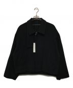 My Beautiful Landletマイビューティフルランドレット）の古着「WOOL ZIP BLOUSON」｜ブラック