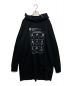 MM6 Maison Margiela（エムエムシックス メゾンマルジェラ）の古着「Print hoodie onepiece」｜ブラック