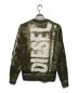 DIESEL (ディーゼル) Ginyロゴプリントスウェット ブラウン×ホワイト サイズ:S：12000円