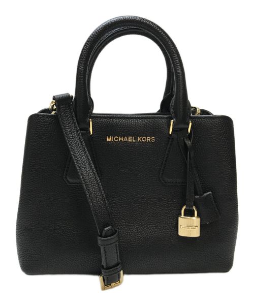 MICHAEL KORS（マイケルコース）MICHAEL KORS (マイケルコース) 2WAYショルダーバッグ ブラックの古着・服飾アイテム