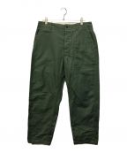 Engineered Garments×BEAMS PLUSエンジニアド ガーメンツ×ビームスプラス）の古着「別注GLASSFIELD PANTS BACKSATIN」｜カーキ