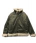 CLEL（クレイル）の古着「Reversible Fake Mouton jacket」｜アイボリー×グレー