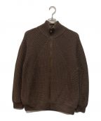 BATONERバトナ―）の古着「SIGNATURE DRIVERS KNIT」｜ブラウン