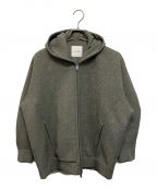 CLANEクラネ）の古着「CONSTRUCTIVE BONDING HOODIE」｜グレー