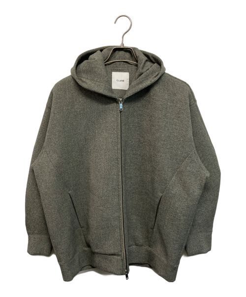 CLANE（クラネ）CLANE (クラネ) CONSTRUCTIVE BONDING HOODIE グレー サイズ:1の古着・服飾アイテム