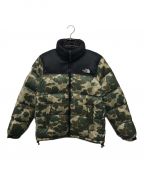 THE NORTH FACEザ ノース フェイス）の古着「カモ柄 Nuptse Jacket」｜カーキ