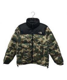 THE NORTH FACE（ザ ノース フェイス）の古着「カモ柄 Nuptse Jacket」｜カーキ