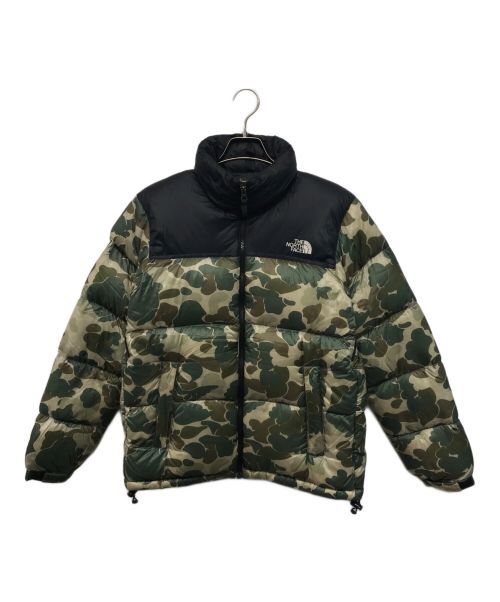 THE NORTH FACE（ザ ノース フェイス）THE NORTH FACE (ザ ノース フェイス) カモ柄 Nuptse Jacket カーキ サイズ:Lの古着・服飾アイテム