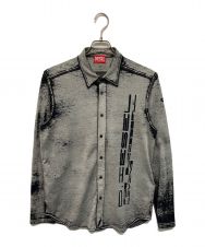 DIESEL (ディーゼル) S-Entry-Dev シャツ ブラック サイズ:SIZE S