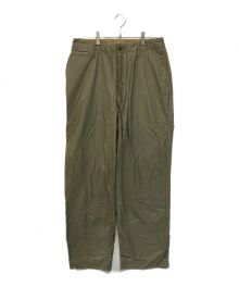 NIGEL CABOURN（ナイジェルケーボン）の古着「NEW BASIC CHINO PANT」｜オリーブ