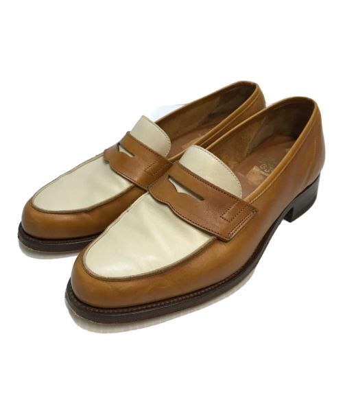 Crockett & Jones（クロケット＆ジョーンズ）Crockett & Jones (クロケット＆ジョーンズ) BEAMS (ビームス) 別注 RICHMOND 2 ローファー ブラウン サイズ:6の古着・服飾アイテム