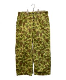 WAREHOUSE（ウエアハウス）の古着「1940s USMC PARACHUTIST TROUSERS」｜ベージュ×グリーン