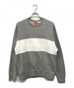 LOOPWHEELER×BEAMSループウィラー×ビームス）の古着「Loose fit sweatshirt　スウェット」｜グレー