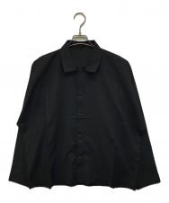 ISSEY MIYAKE MEN (イッセイミヤケメン) COMPACT SHIRT ブラック サイズ:3