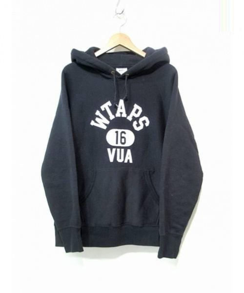 中古 古着通販 Wtaps ダブルタップス カレッジプルオーバーパーカー ブラック サイズ ｍ ブランド 古着通販 トレファク公式 Trefac Fashion