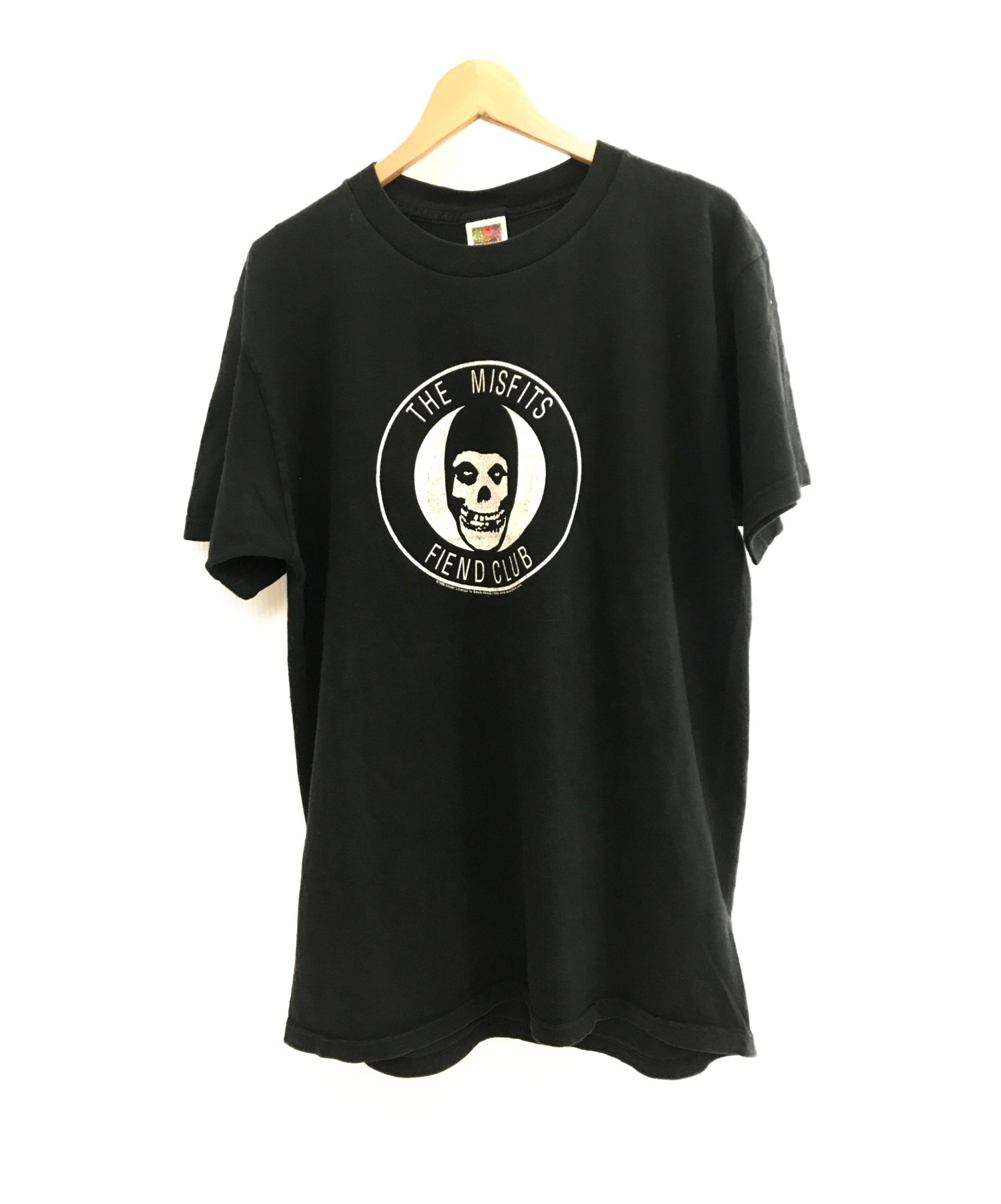 バンドTシャツ (バンドTシャツ) [古着]MISFITS バンドTシャツ ブラック サイズ:L ミスフィッツ　1998年コピーライト