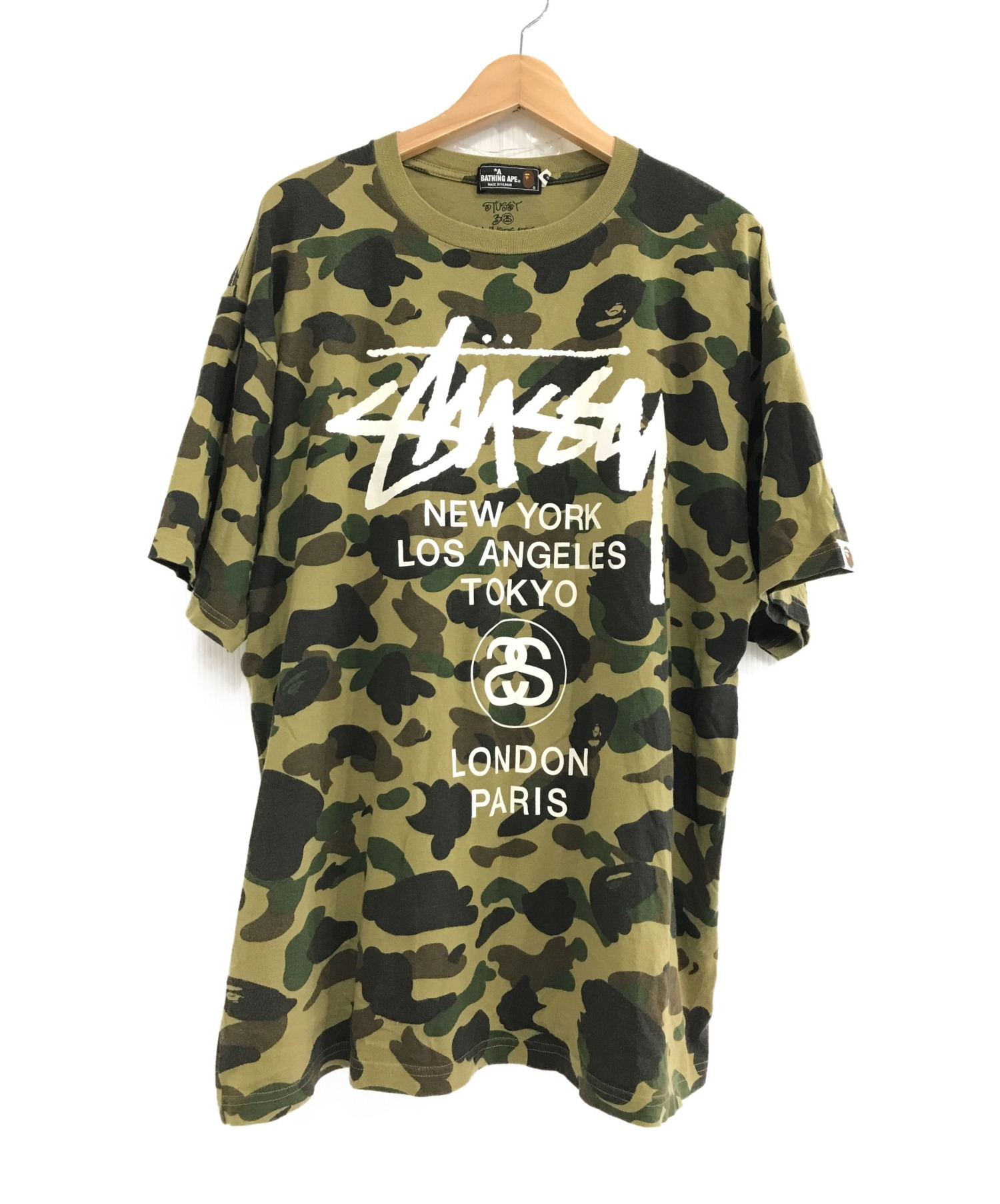 A BATHING APE - APE×STUSSYのコラボパーカー エイプ ステューシーの+