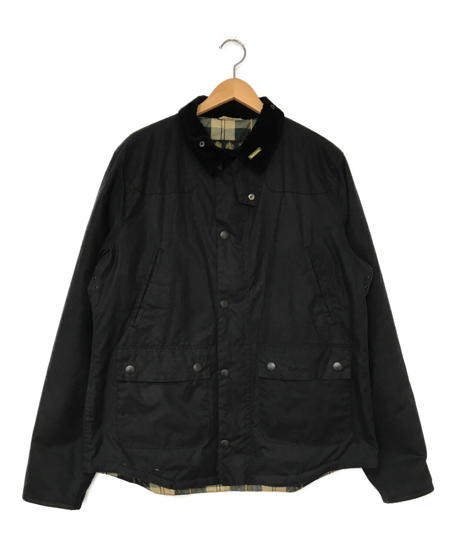 ゴッホ 星月夜 美品 barbour REELIN WAX JACKET オイルジャケット