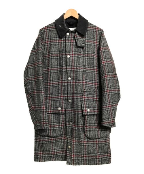 White Mountaineering×BARBOUR ツイードチェックコート-