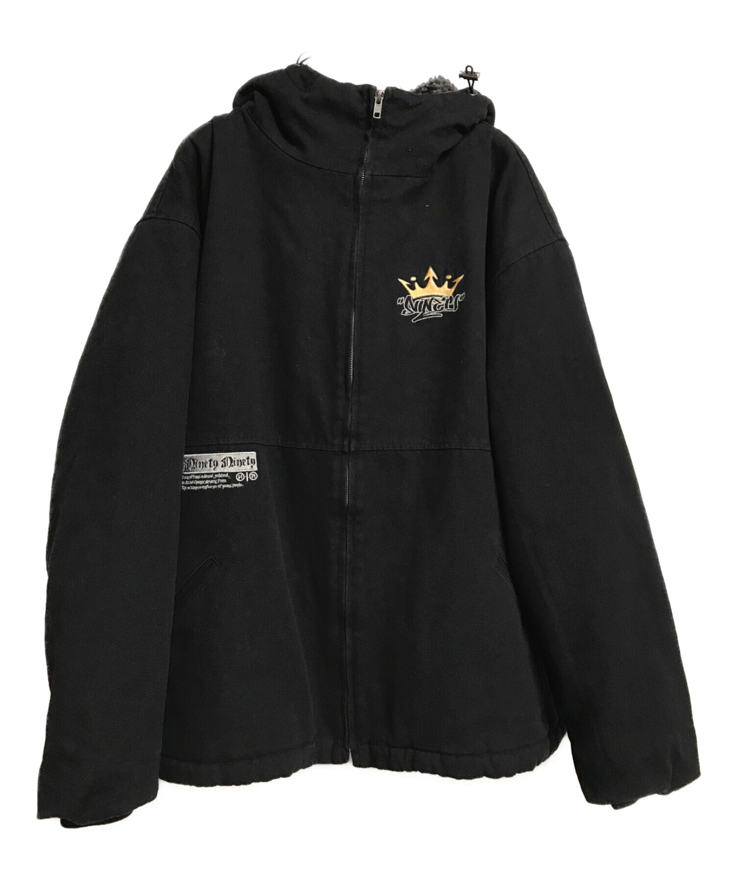 9090 King Logo Hooded Work Jacket ジャケット/アウター ブルゾン