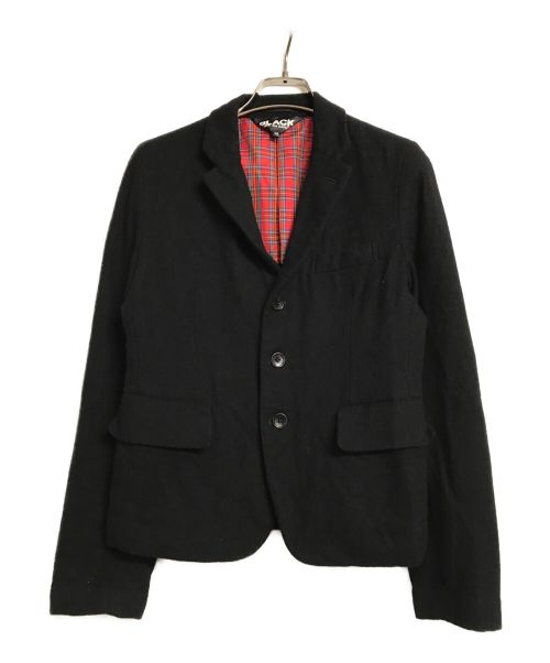 BLACK COMME des GARCONS（ブラック コムデギャルソン）BLACK COMME des GARCONS (ブラックコムデギャルソン) ジャケット ブラック サイズ:XSの古着・服飾アイテム