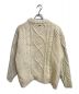 STUDIOR330 (ステュディオ アール スリーサーティー) UNISEX CABLE KNIT SWEATER ホワイト サイズ:S：9000円