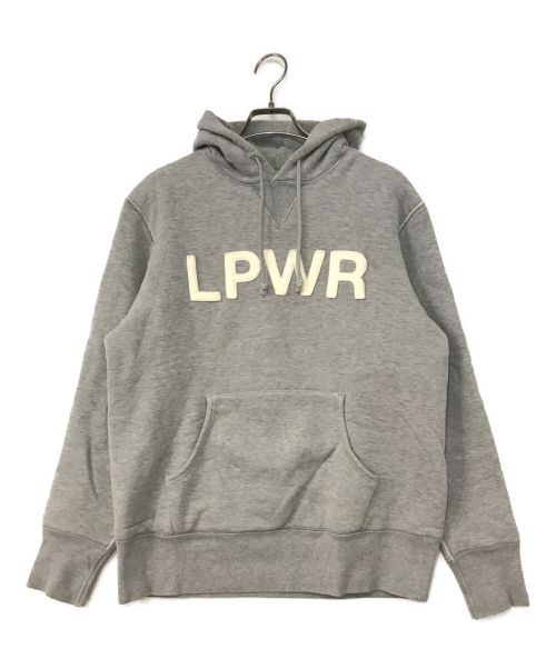 LOOPWHEELER（ループウィラー）LOOPWHEELER (ループウィーラー) LPWRロゴパーカー グレー サイズ:Mの古着・服飾アイテム