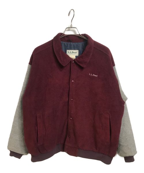 L.L.Bean（エルエルビーン）L.L.Bean (エルエルビーン) フリースコーチジャケット ボルドー サイズ:-の古着・服飾アイテム