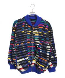 Coogi（クージー）の古着「ジップアップニット」｜ブルー