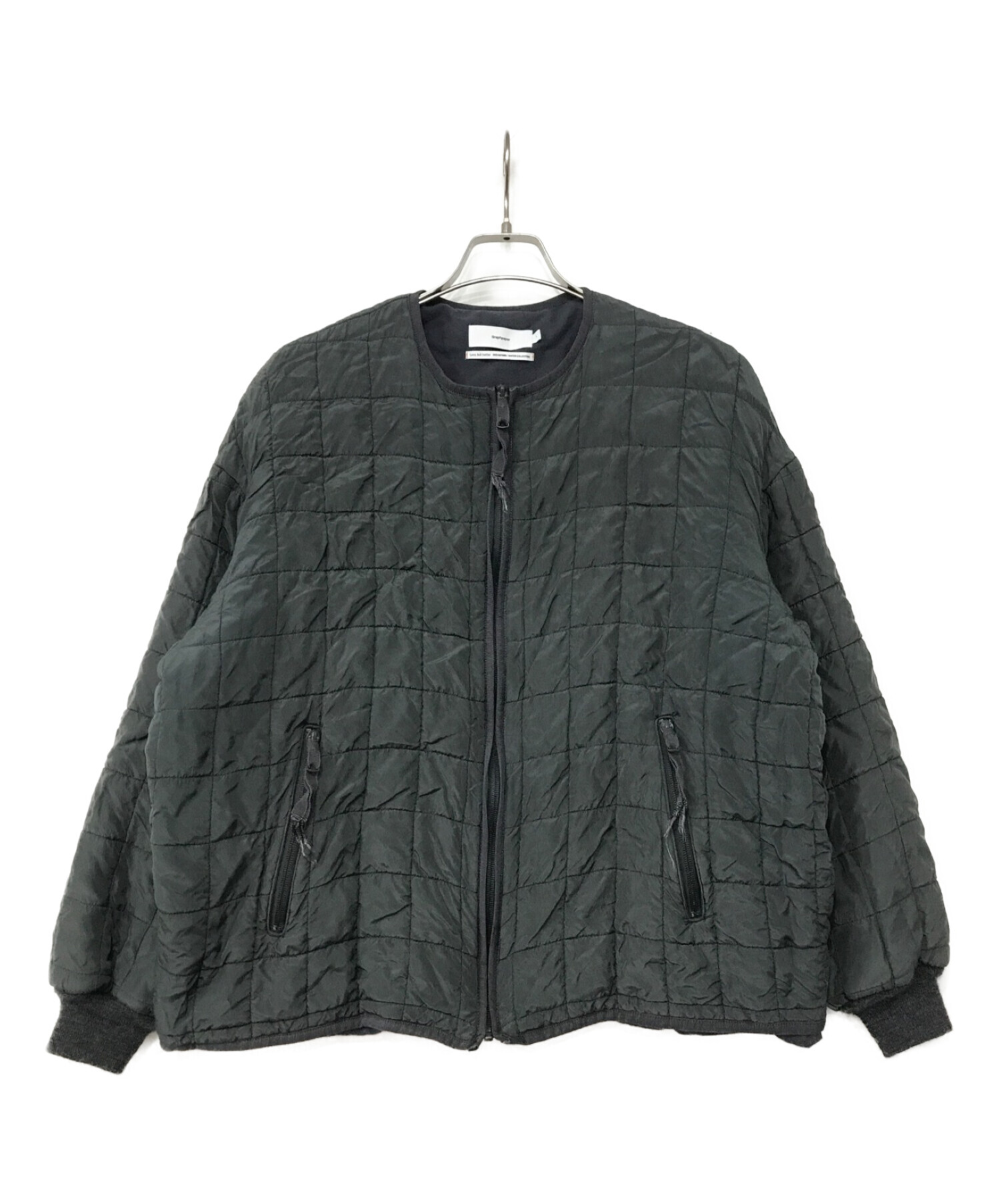 Graphpaper (グラフペーパー) Jacquard Quilt Blouson グレー サイズ:1